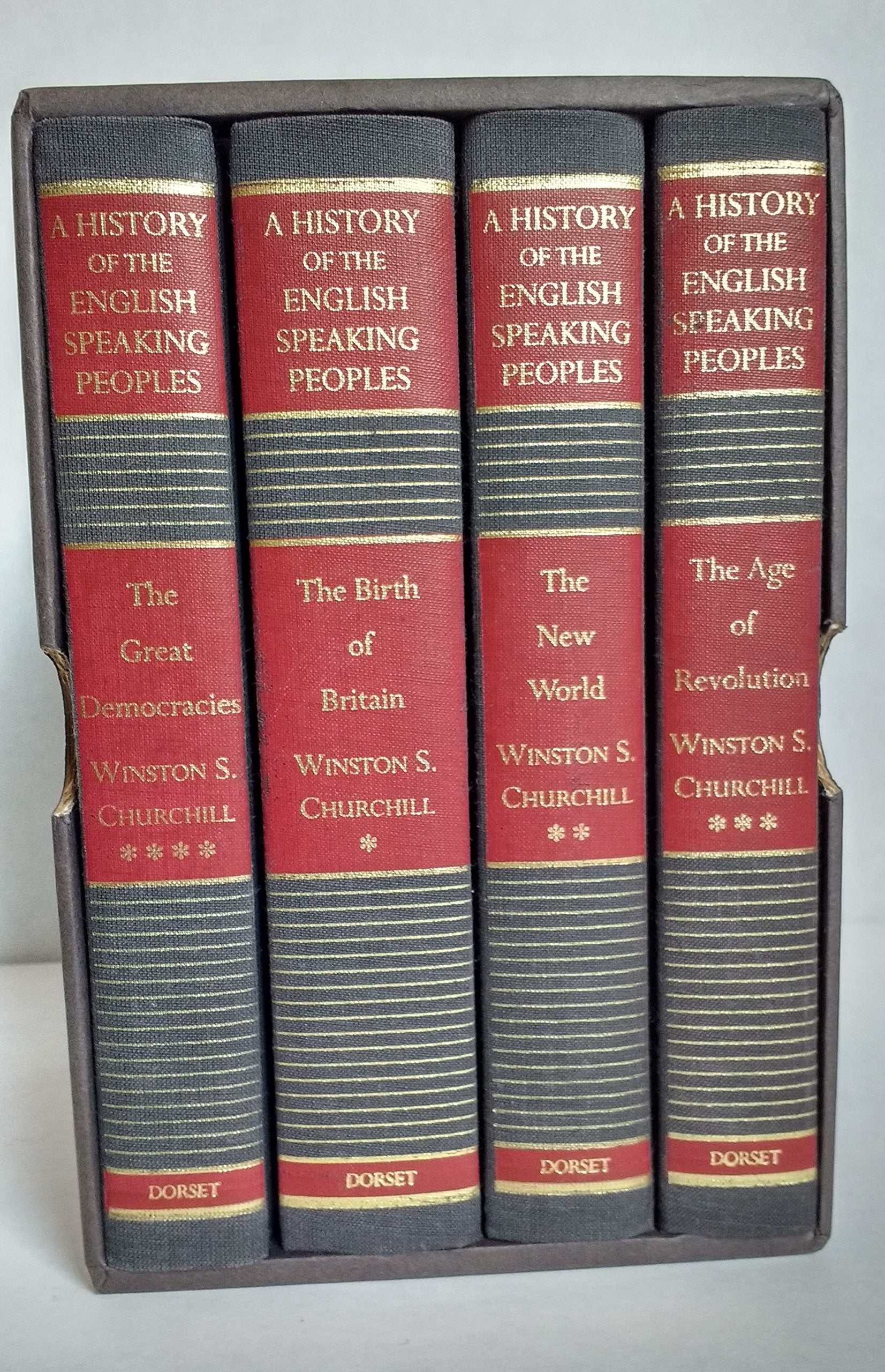 A History Of The Englishspeaking Peoples: The Birth Of Britain / The New World / The Age Of Revolution / The Great Democracies,New