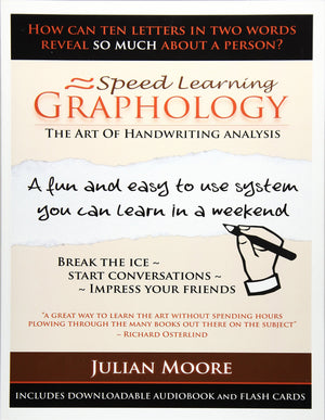 Graphology  The Art Of Handwriting Analysis (Speed Learning),New