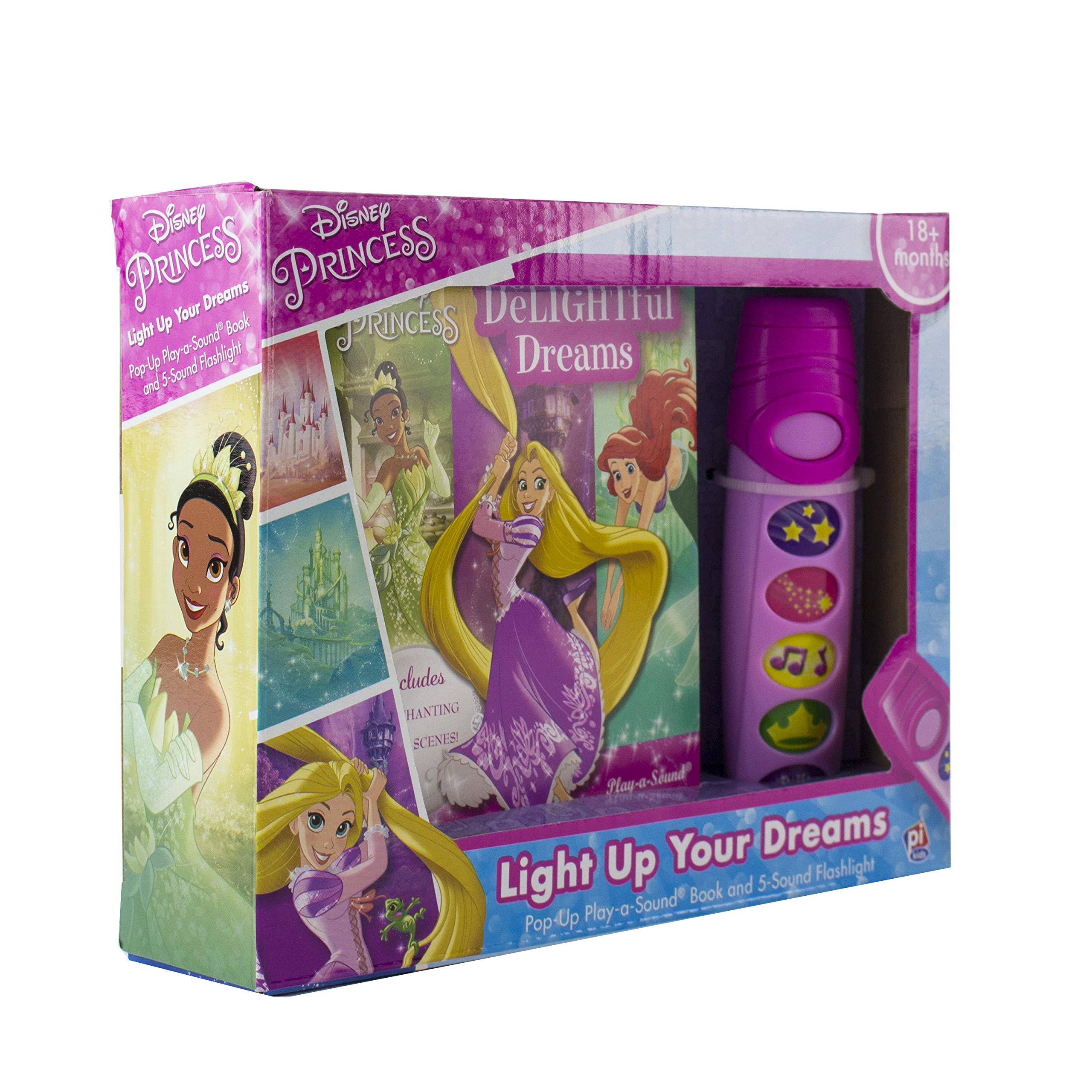 Disney Princess  DeLIGHTful Dreams  PopUp Board Book Book and Sound Flashlight Toy  PI Kids (PlayASound),Used