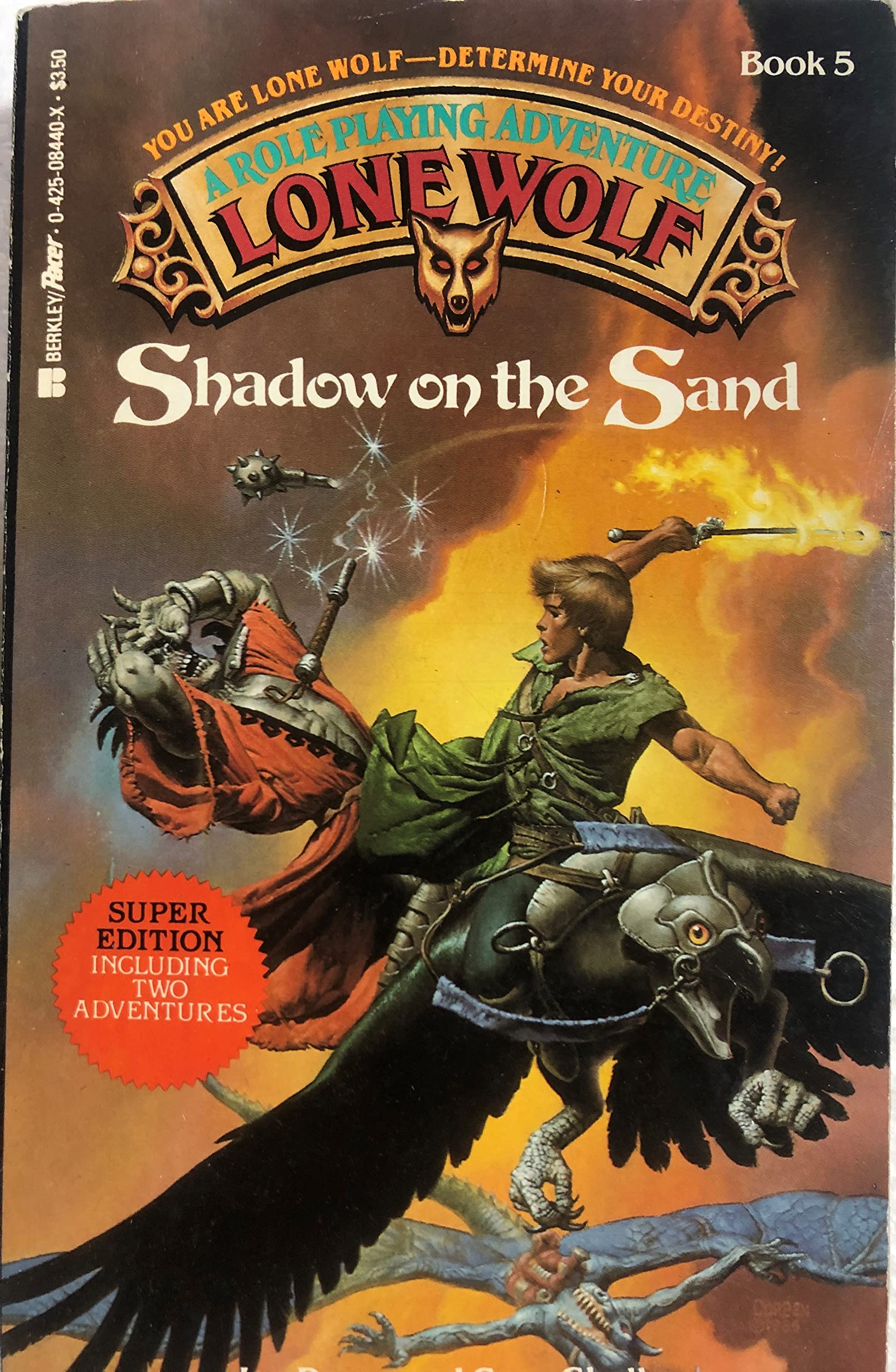 Shadow on the Sand (Lone Wolf, Book 5),New