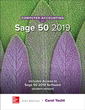 Computer Accounting with Sage 50 2019,Used