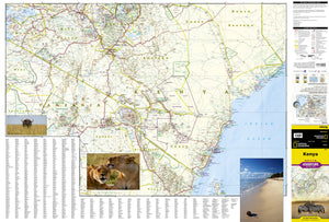 Kenya Map (National Geographic Adventure Map, 3205),Used