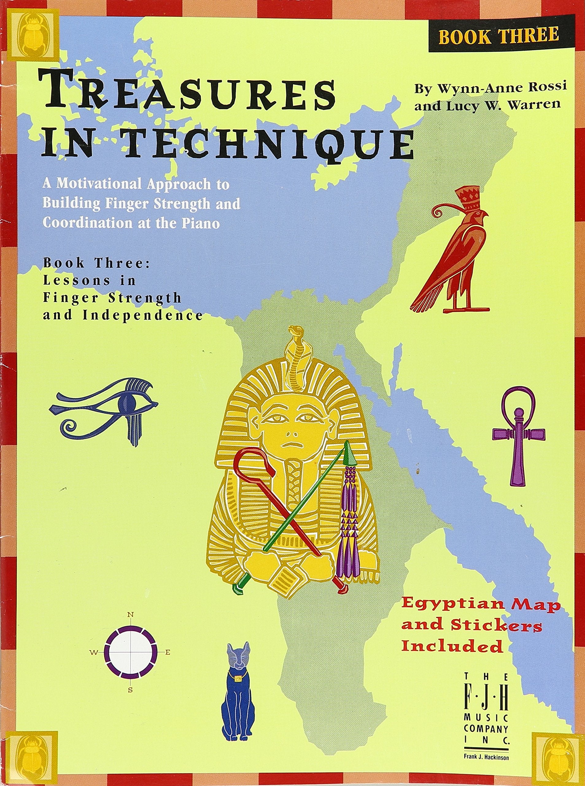 Treasures in Technique  Lessons in Finger Strength and Independence (Fjh Piano Teaching Library, 3),Used