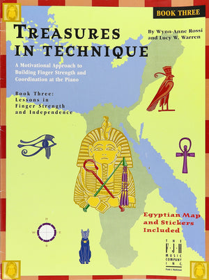 Treasures in Technique  Lessons in Finger Strength and Independence (Fjh Piano Teaching Library, 3),Used