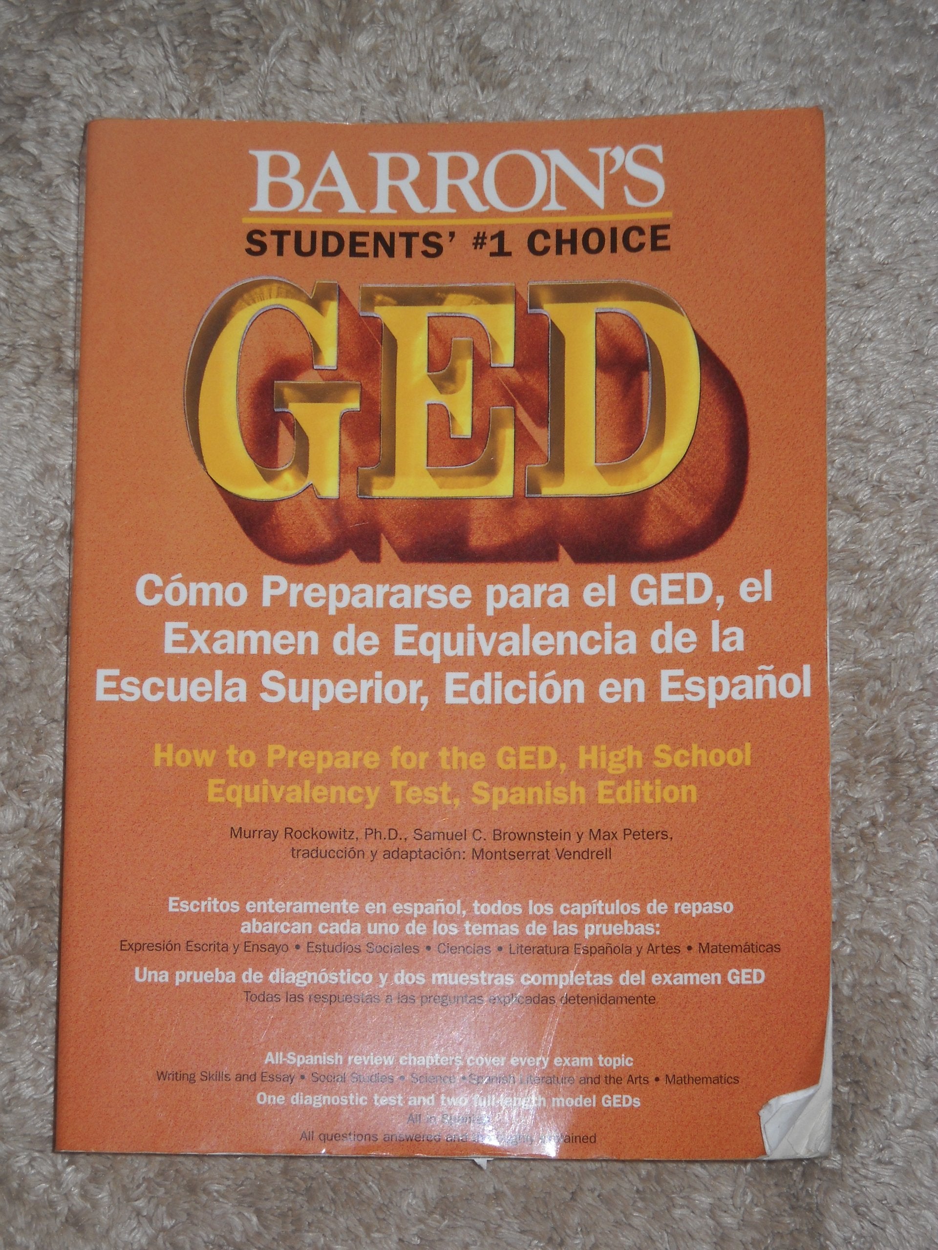 Barron's GED: cmo prepararse para el GED, el examen de equivalencia de la escuela superior, edicin en espaol,Used