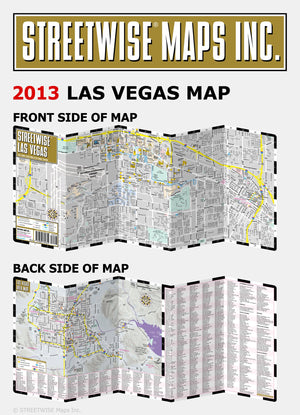 Streetwise Las Vegas Map  Laminated City Center Street Map of Las Vegas, Nevada,Used
