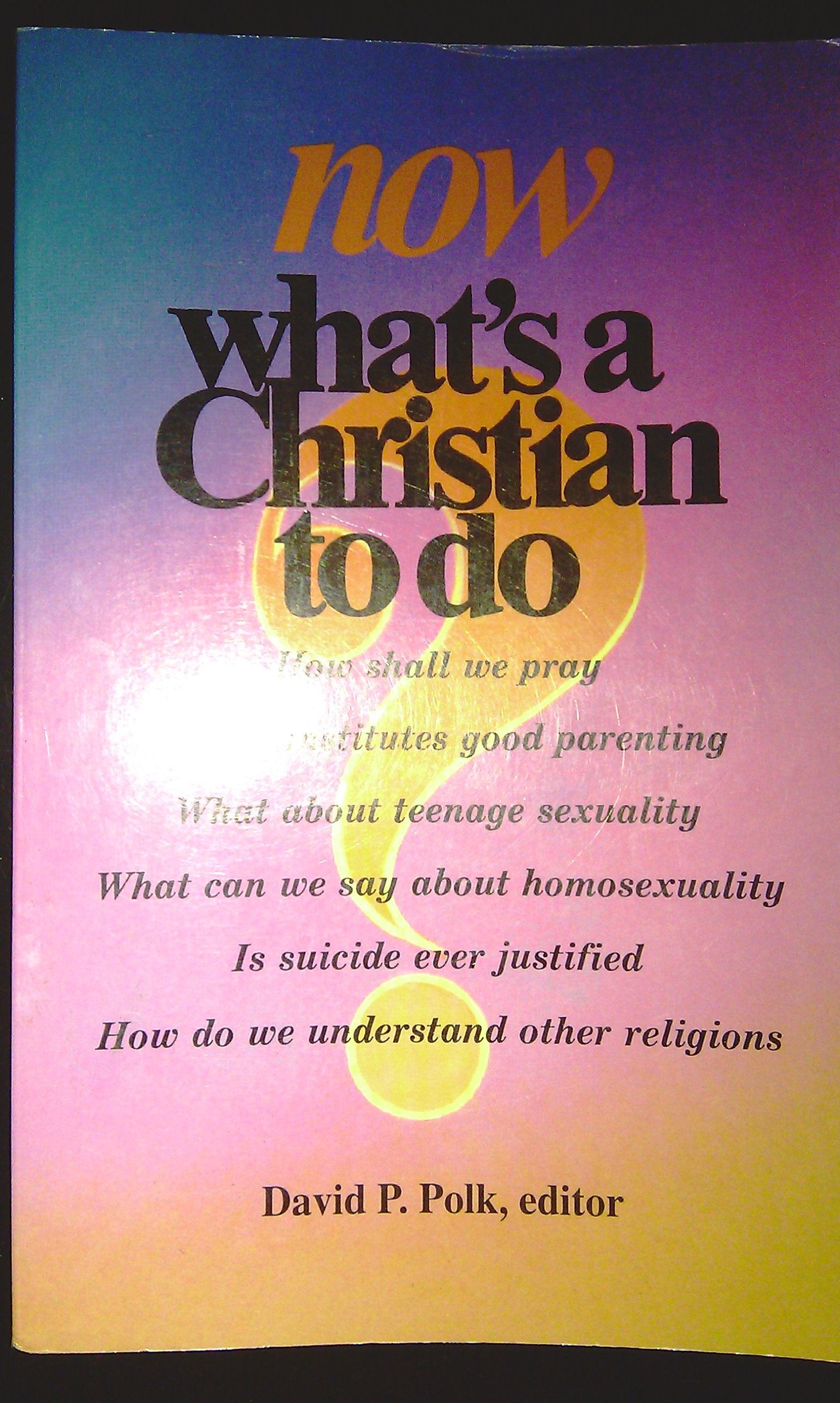 Now What's a Christian to Do?,Used