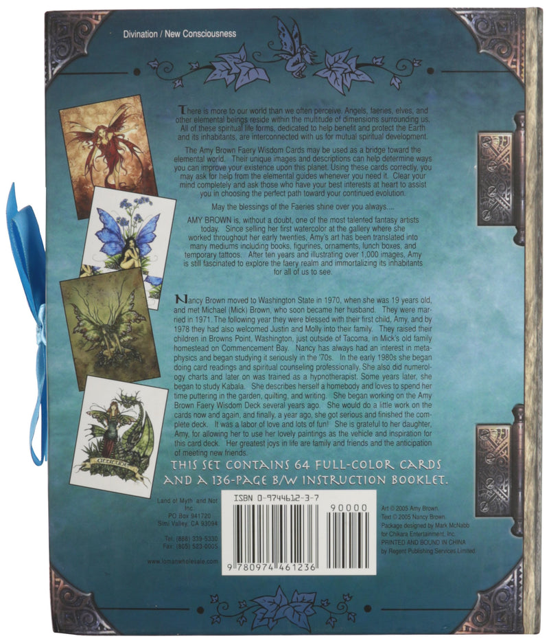 The Amy Brown Faery Wisdom Deck with Instruction Booklet,New