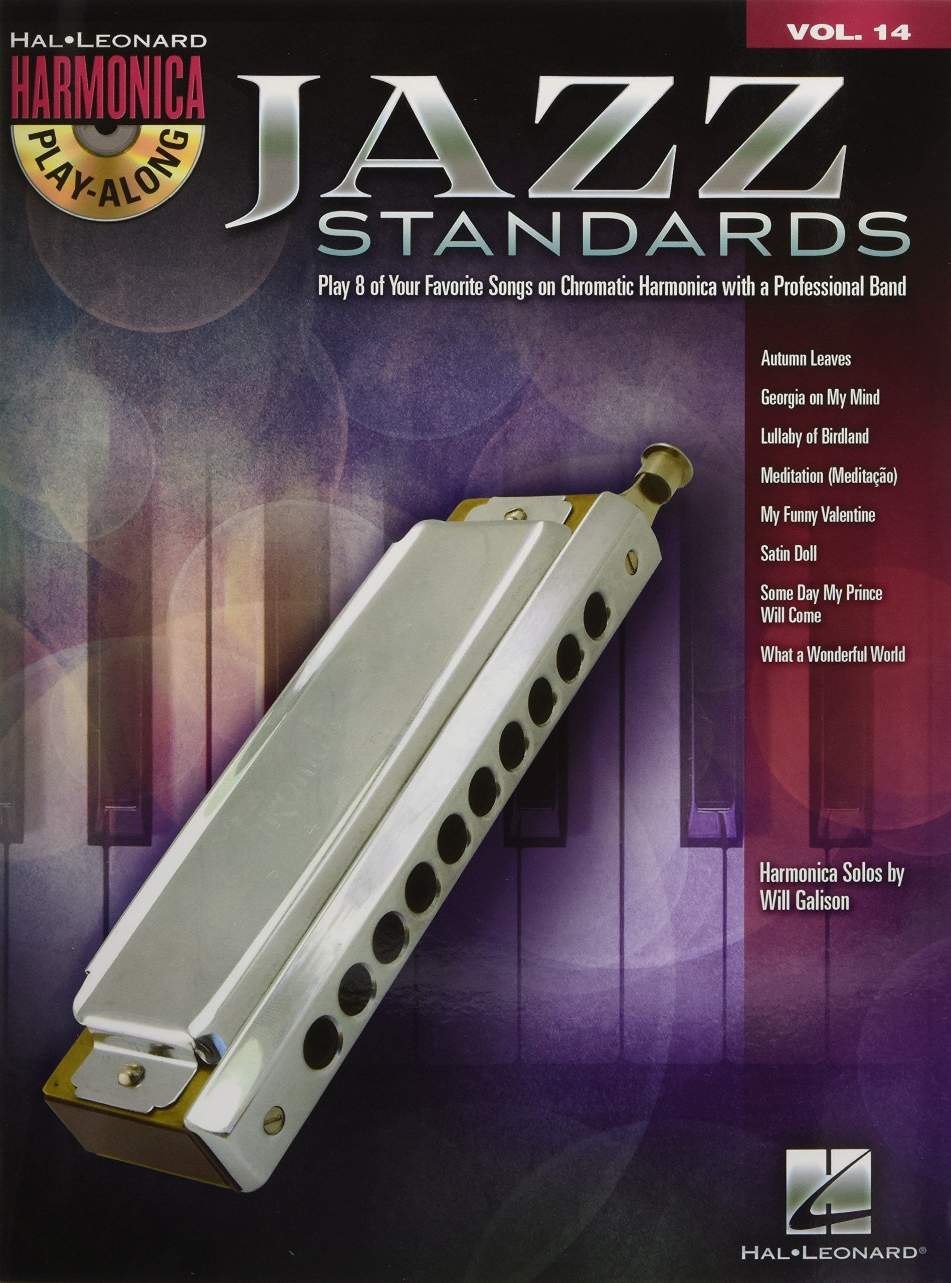 Jazz Standards: Harmonica PlayAlong Volume 14 (Chromatic Harmonica) (Hal Leonard Harmonica Playalong),Used