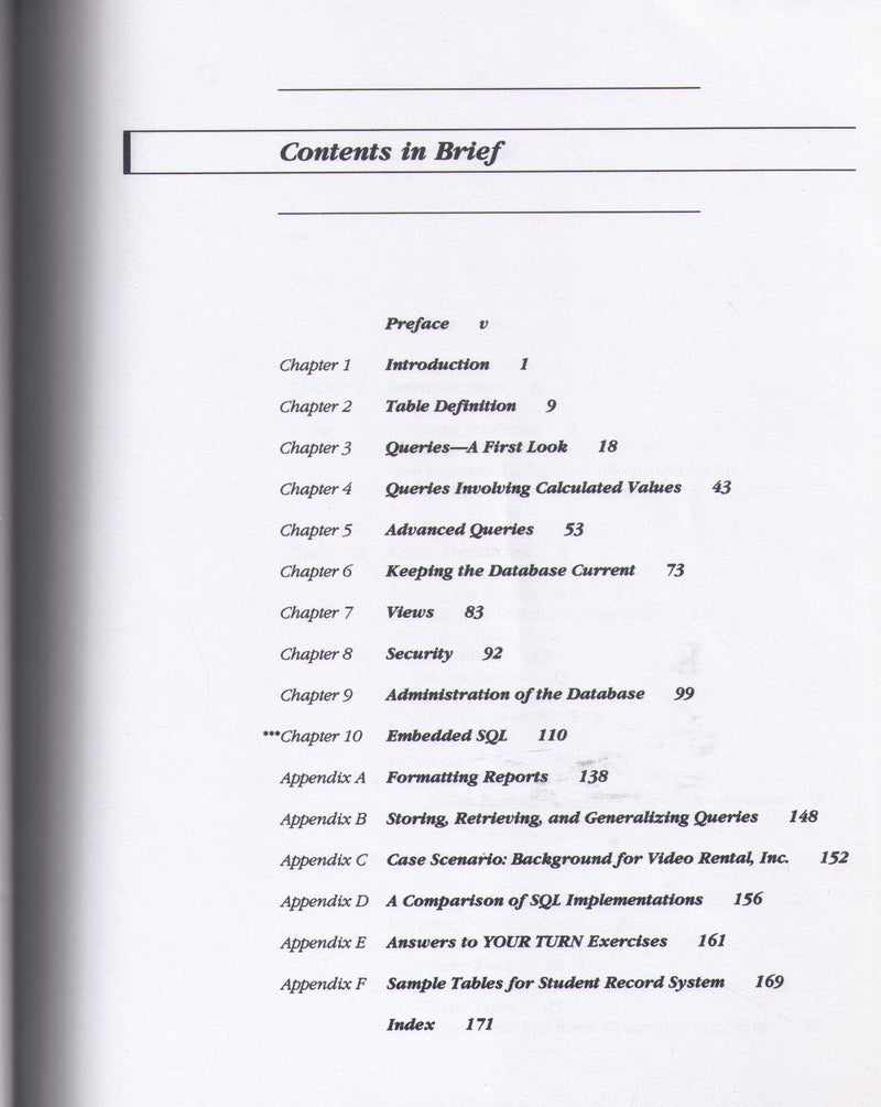 A Primer on SQL (Reading Women Writing),Used