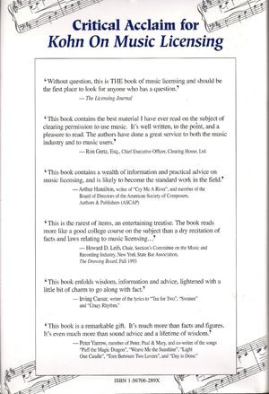Kohn On Music Licensing