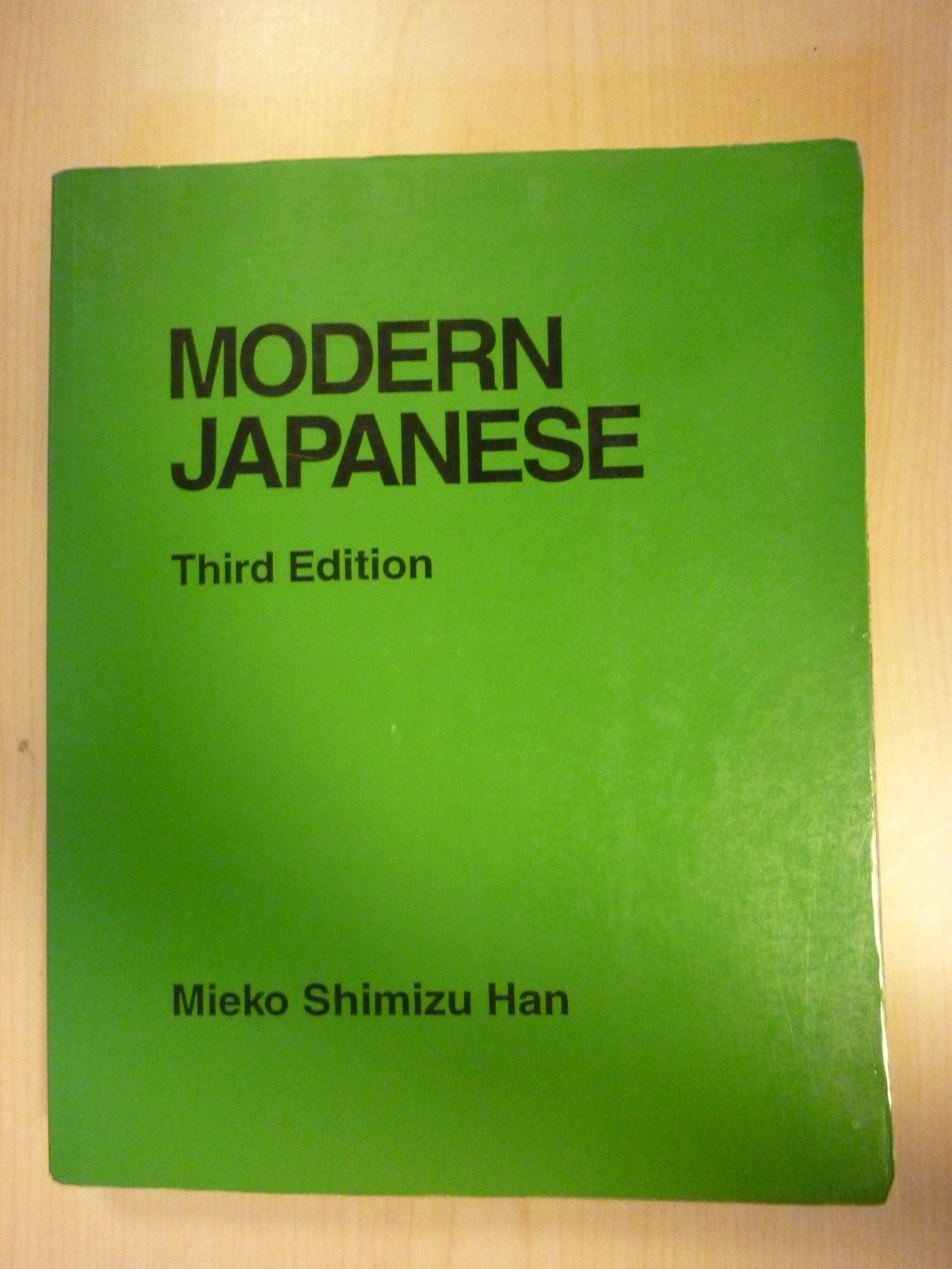 Modern Japanese, 3rd Edition (English and Japanese Edition),Used