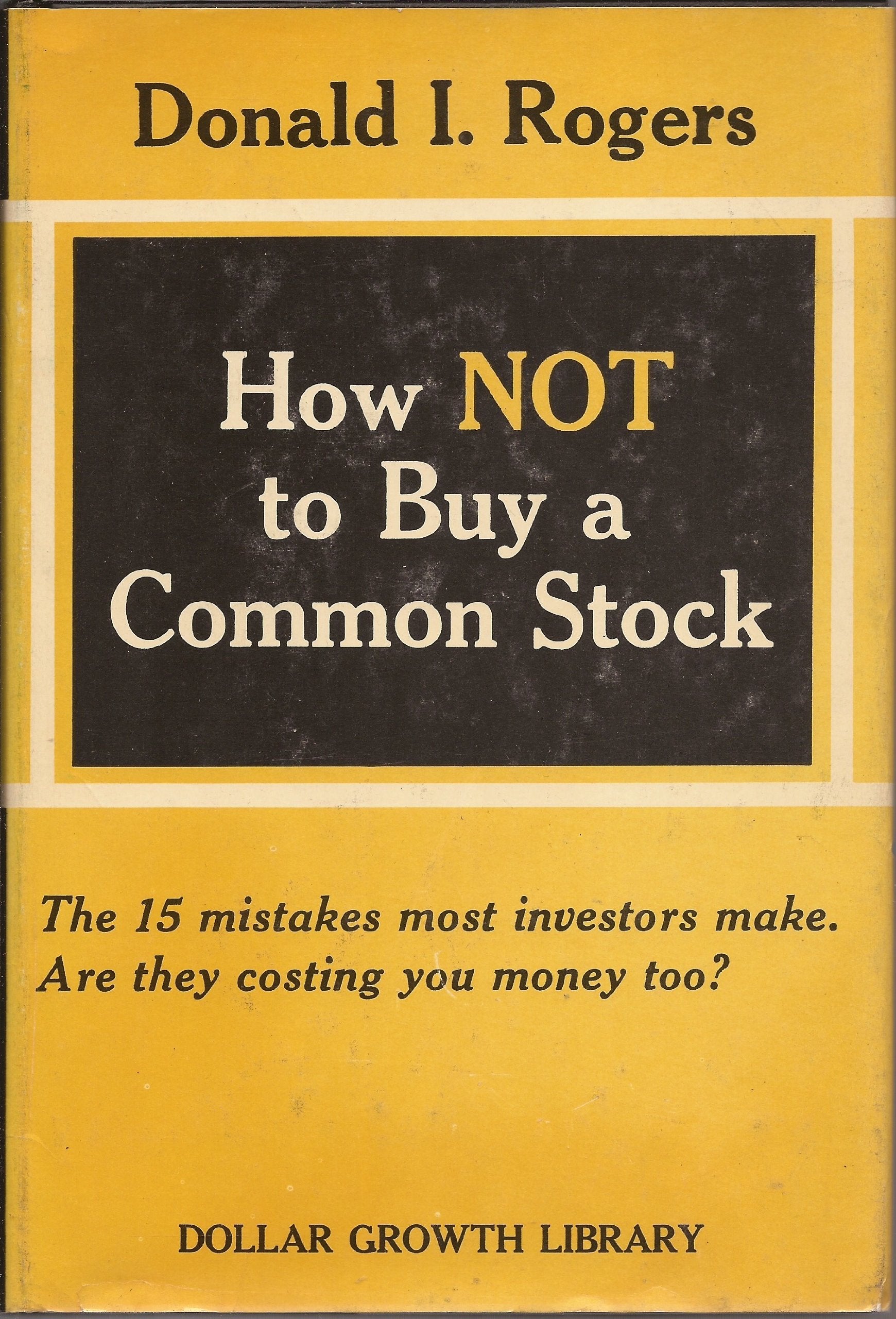 How Not to Buy A Common Stock,Used
