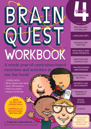 Brain Quest Workbook: Grade 4,New