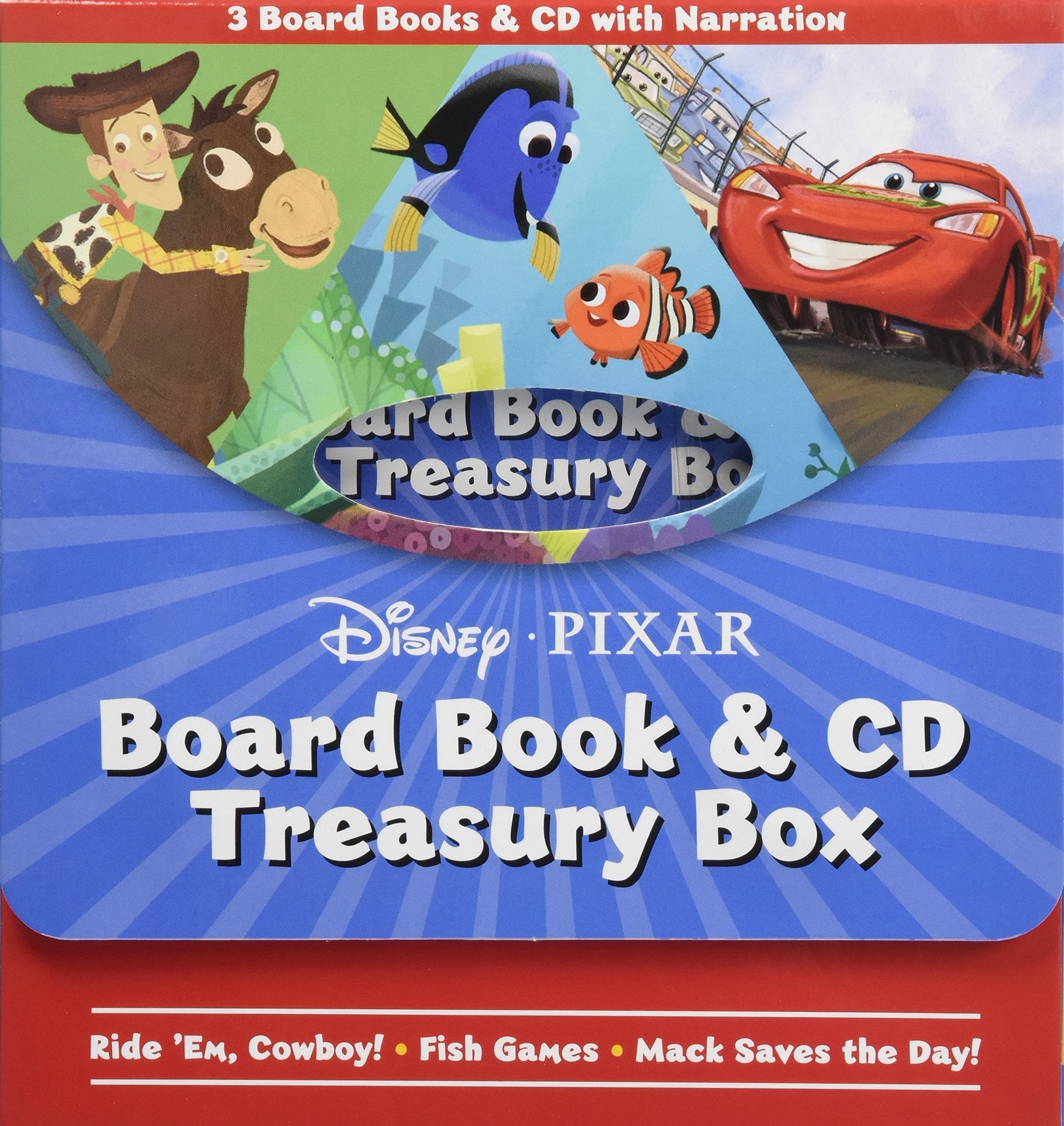 Disney*Pixar Board Book & CD Treasury Box,Used
