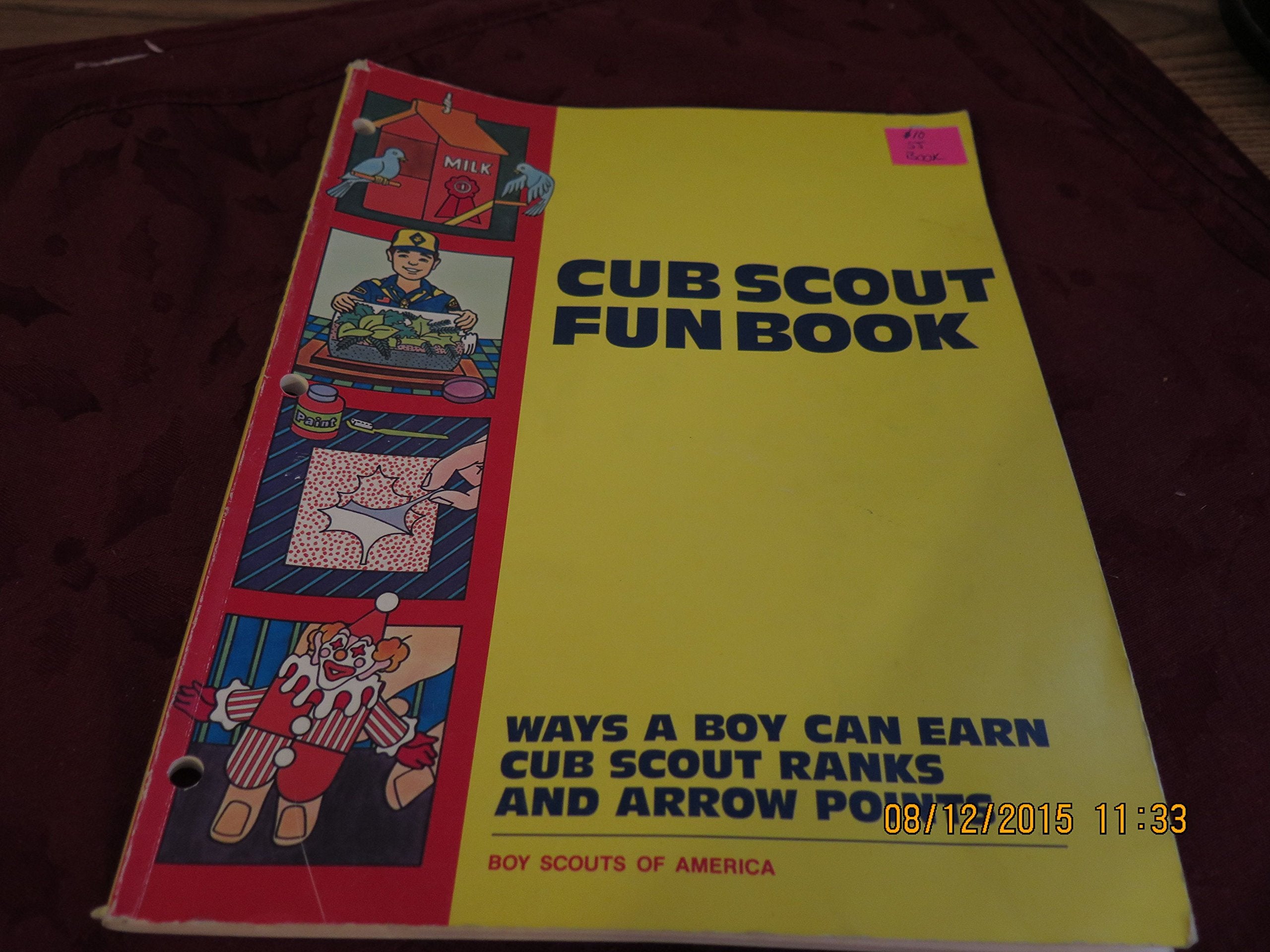Cub Scout Fun Book-used