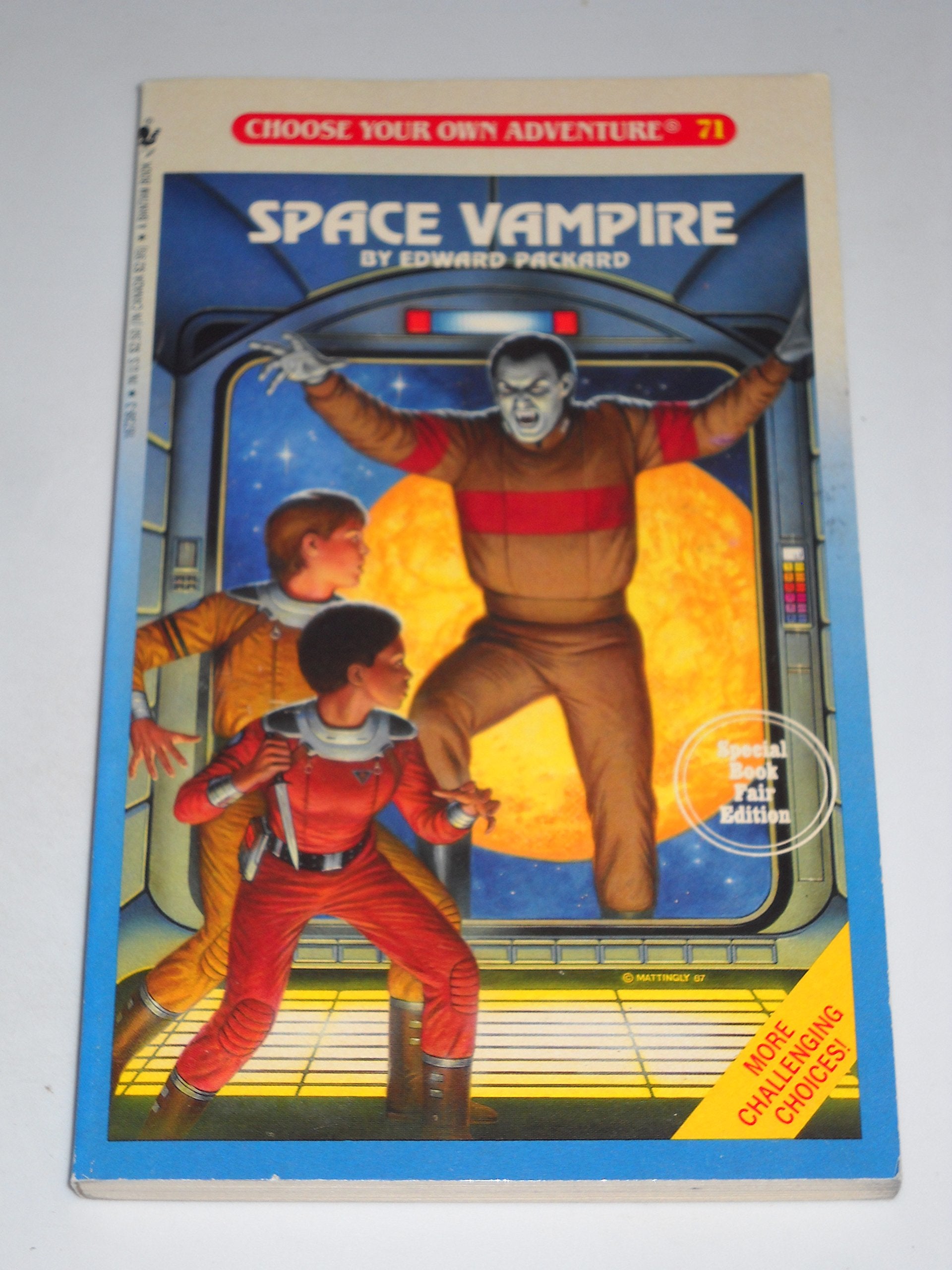 Space Vampire (Choose Your Own Adventure#71)-used