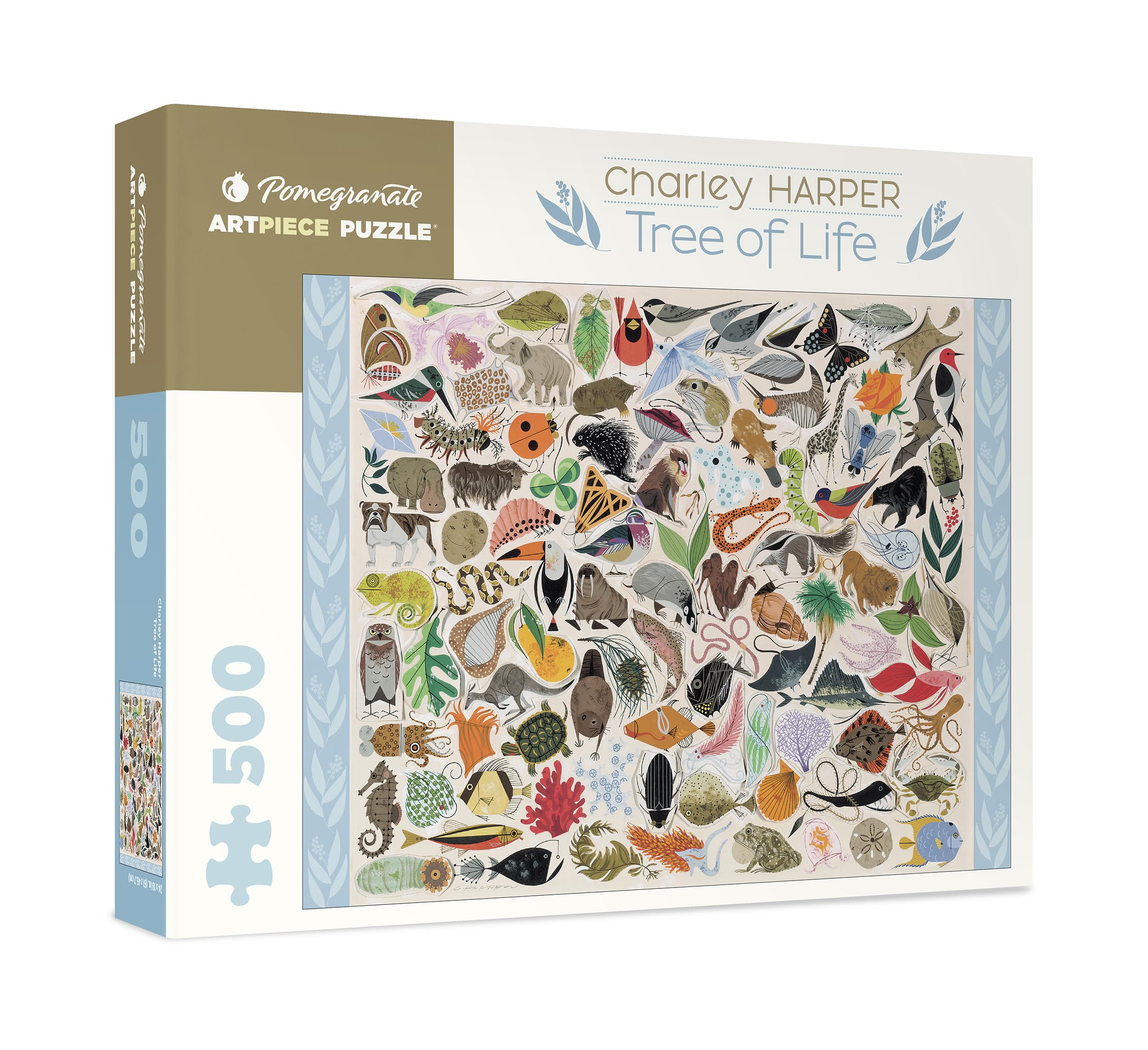 Charley Harper  Tree of Life: 500 Piece Puzzle (Pomegranate Artpiece Puzzle),New