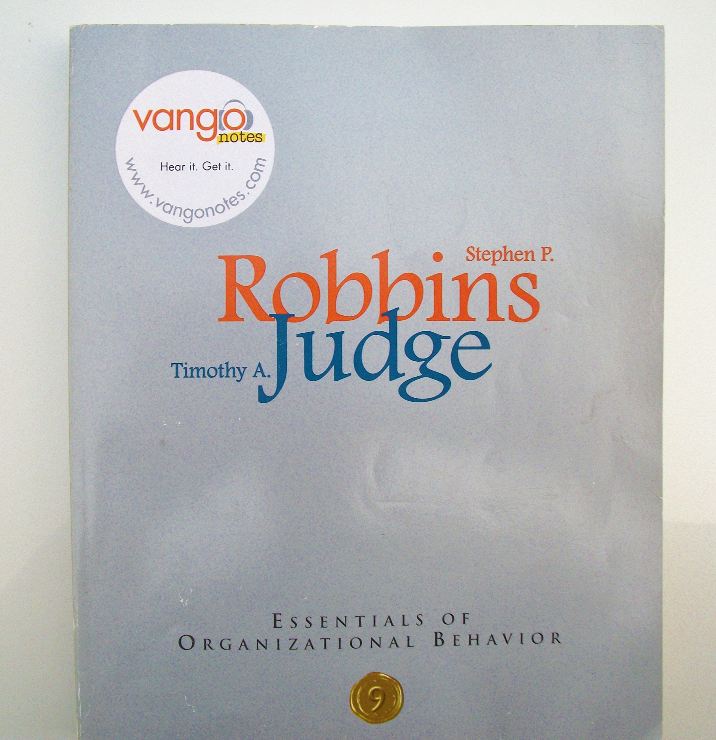 Essentials of Organizational Behavior,New