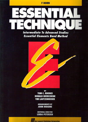 ESSENTIAL TECHNIQUE ORIGINAL SERIES (BLACK) F HORN INTERMEDIATE/ADVANCED STUDIES,Used