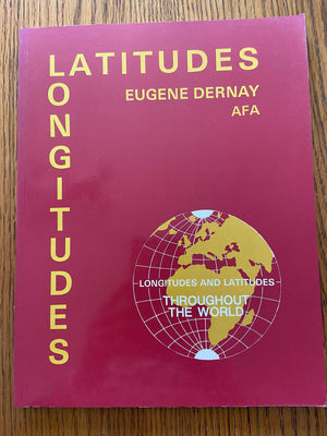Longitudes And Latitudes Throughout The World,Used
