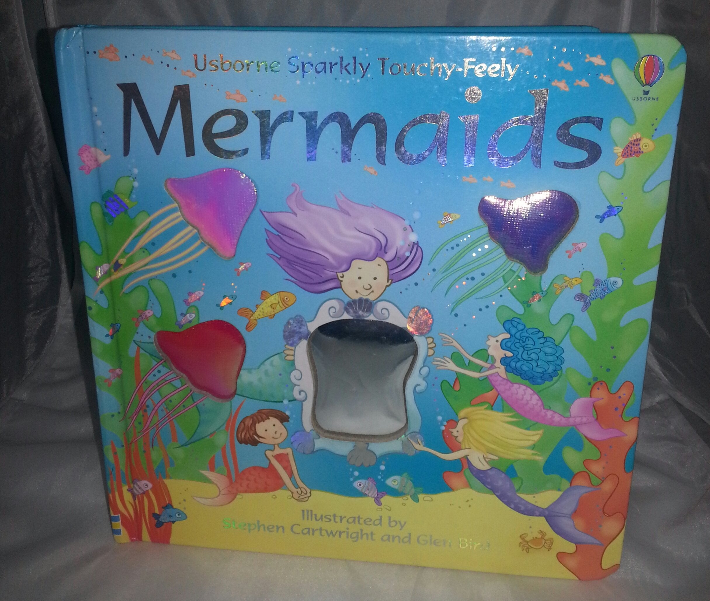 Usborne Sparkly Touchyfeely Mermaids,Used