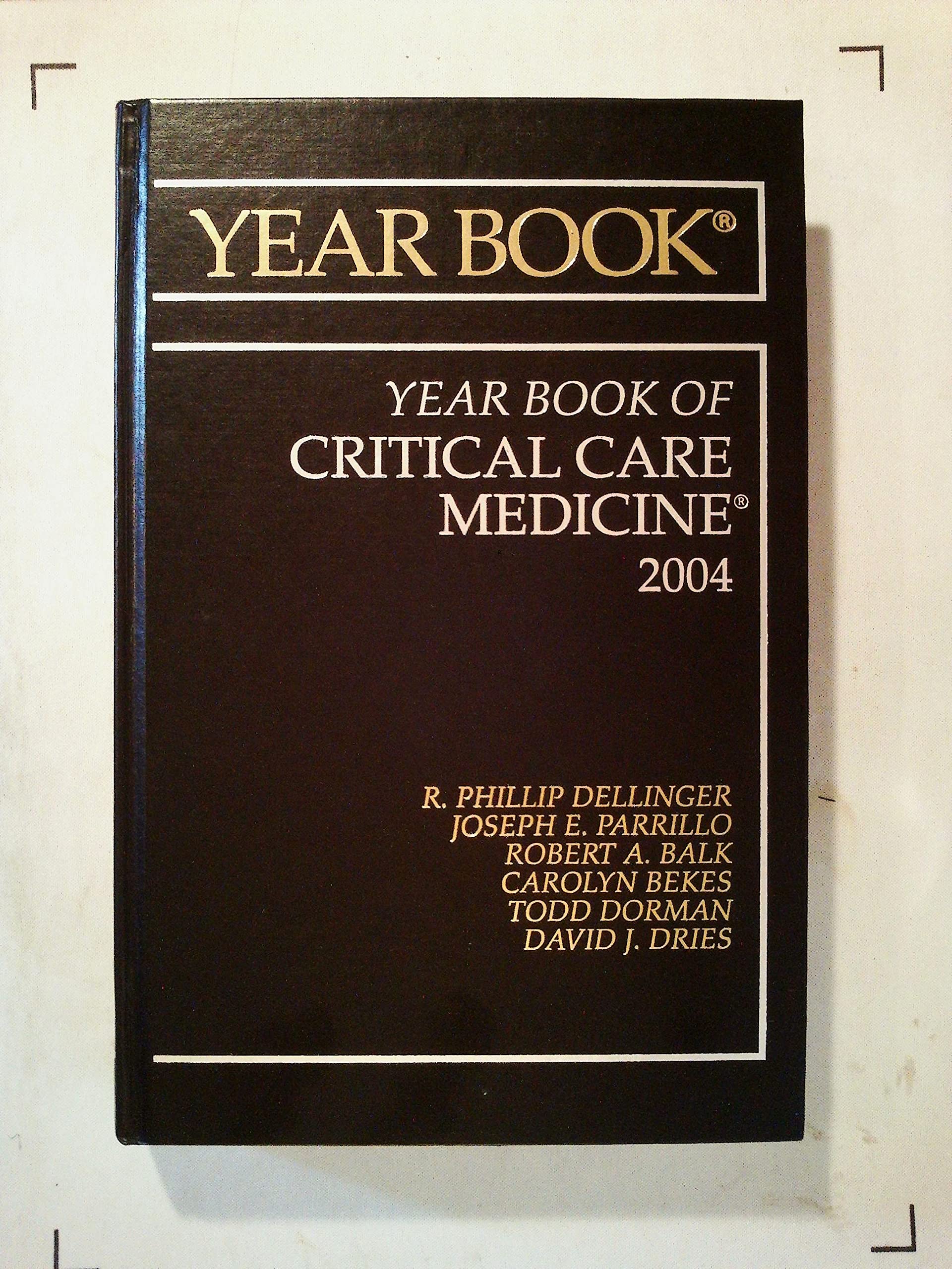 Year Book of Critical Care Medicine (Volume 2004) (Year Books, Volume 2004),Used