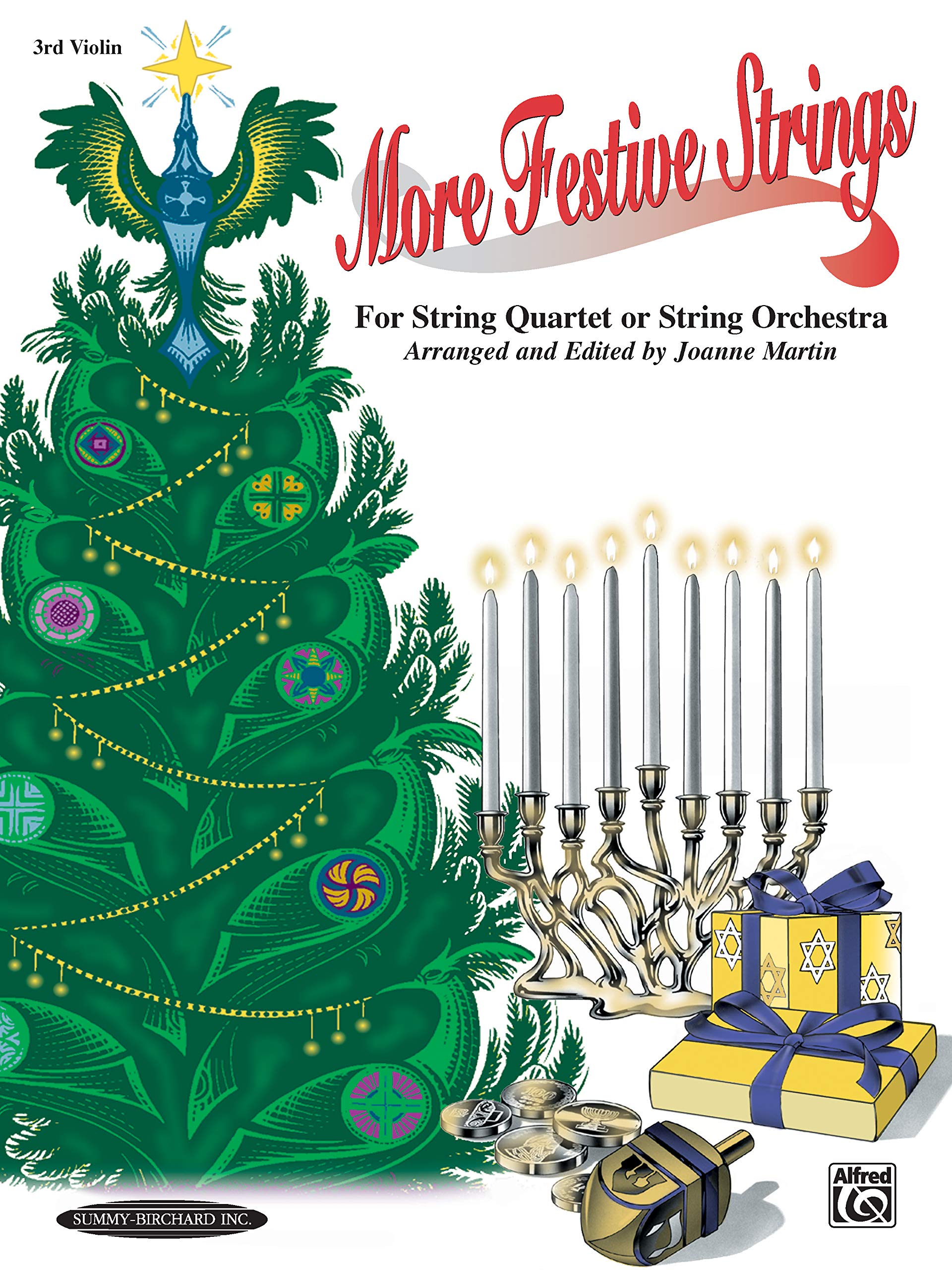 More Festive Strings For String Quartet Or String Orchestra: 3Rd Violin, Part,Used