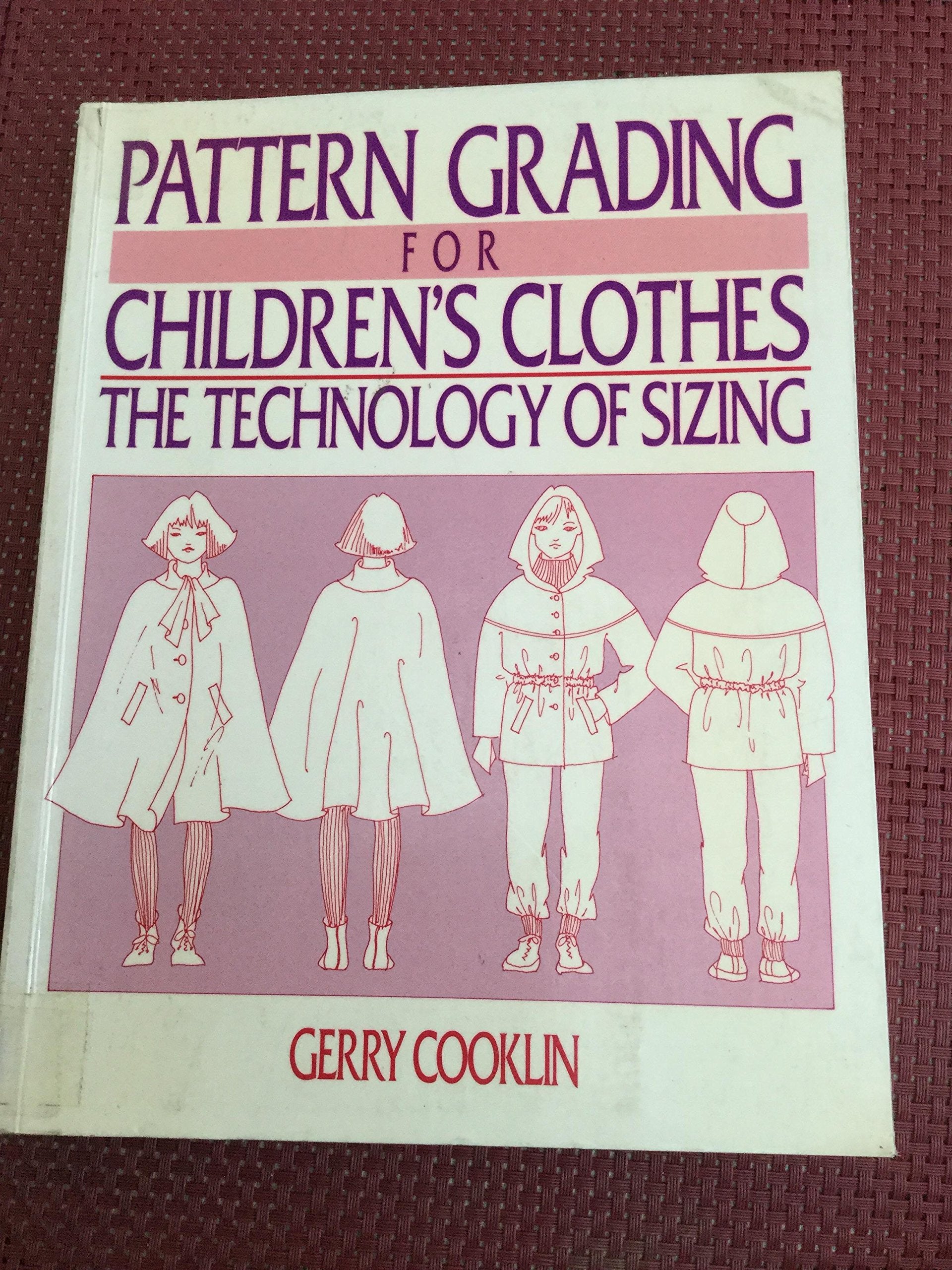 Pattern Grading for Children's Clothes,Used