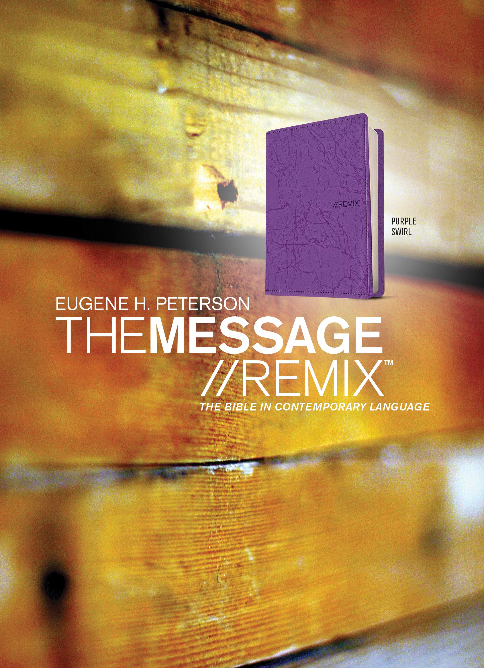 The Message//Remix (Leatherlook, Purple): The Bible In Contemporary Language