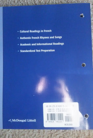 Discovering French, Nouveau!: Lectures Pour Tous Student Edition With Audio Cd Levels 1A/1B/1,Used