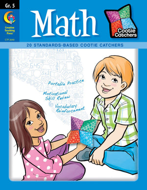 Cootie Catchers: Math, Grade 5,Used