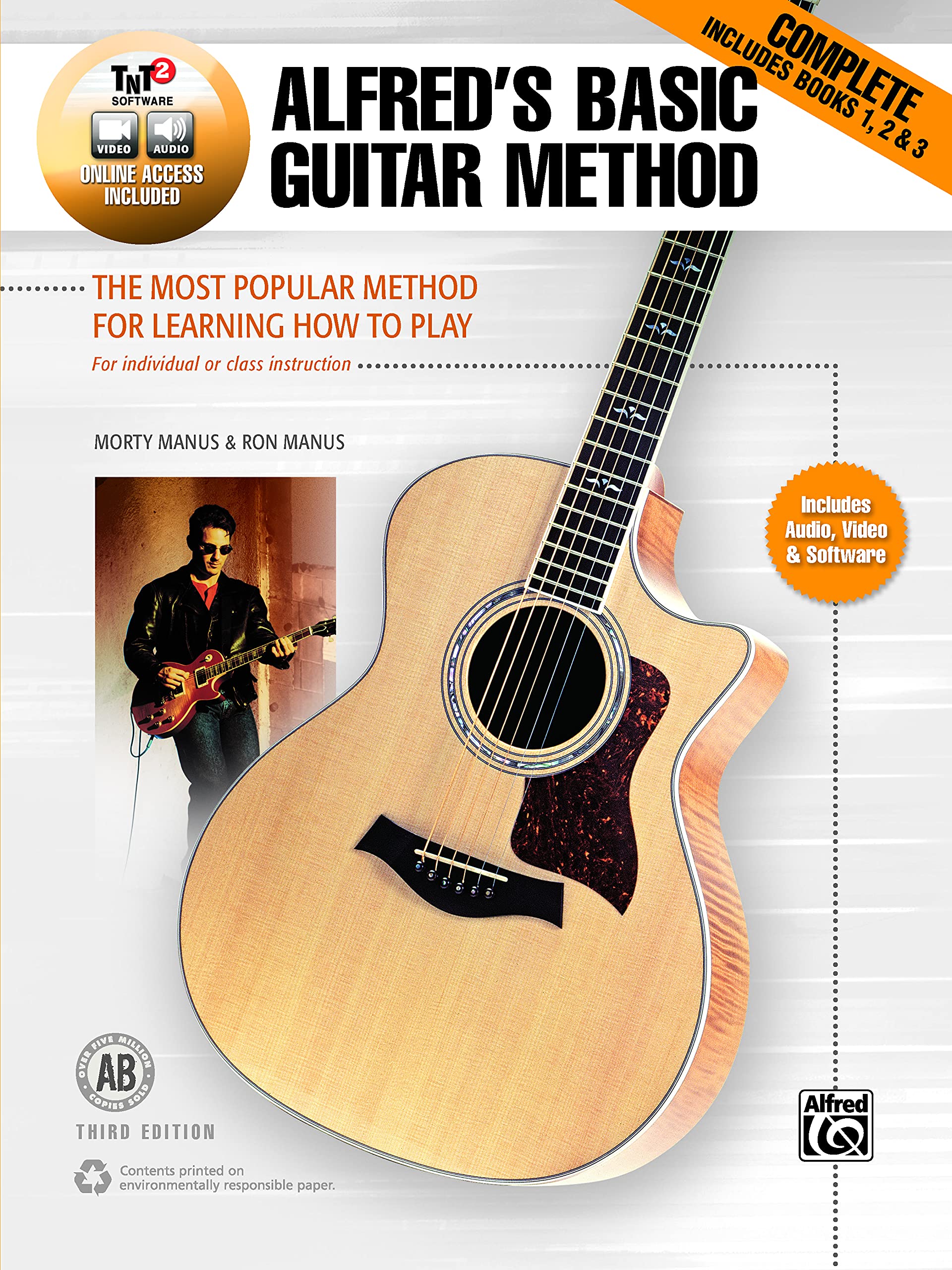 Alfred'S Basic Guitar Method, Complete: The Most Popular Method For Learning How To Play, Book & Online Video/Audio/Software (Al