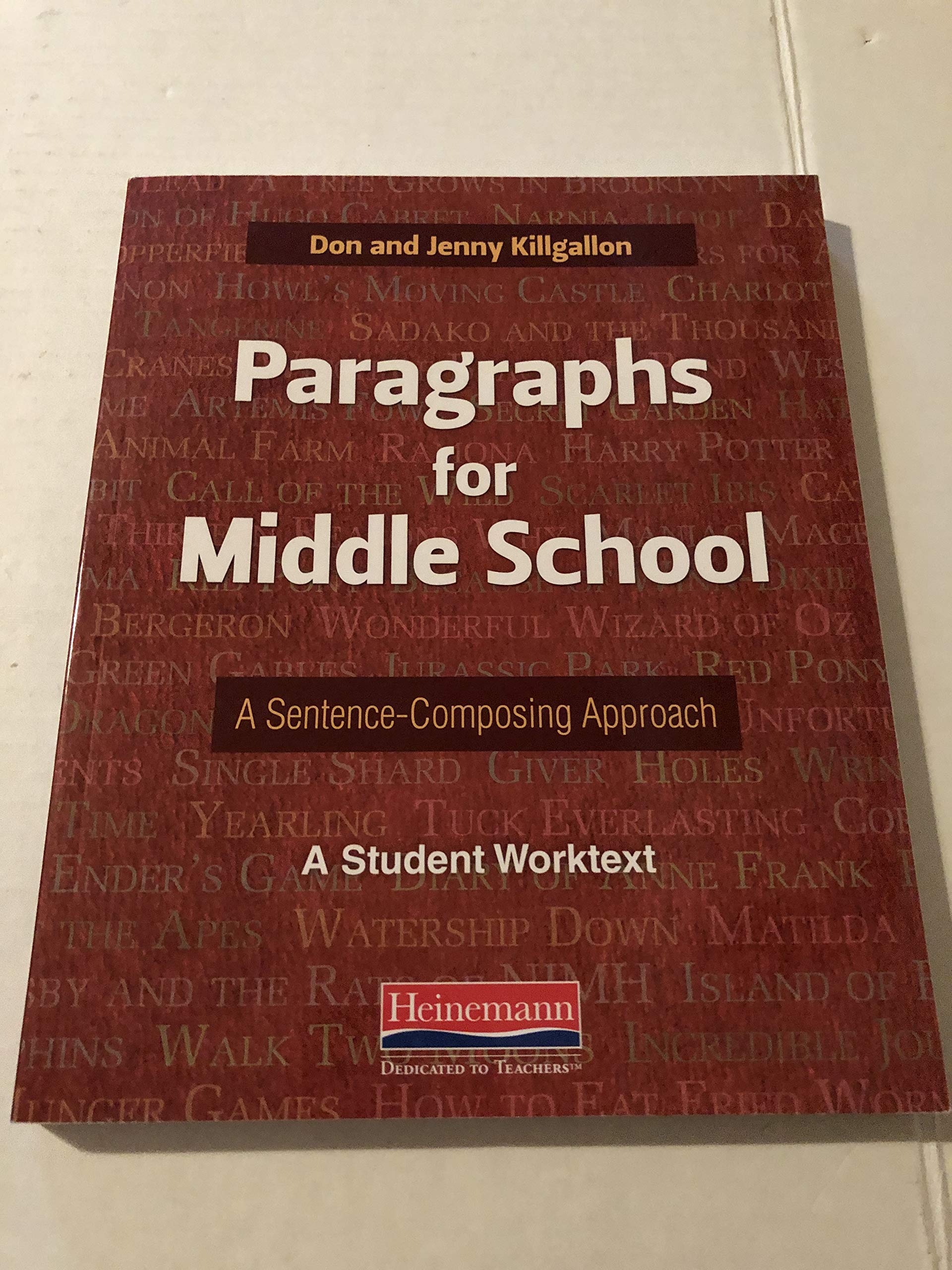 Paragraphs for Middle School: A SentenceComposing Approach,Used