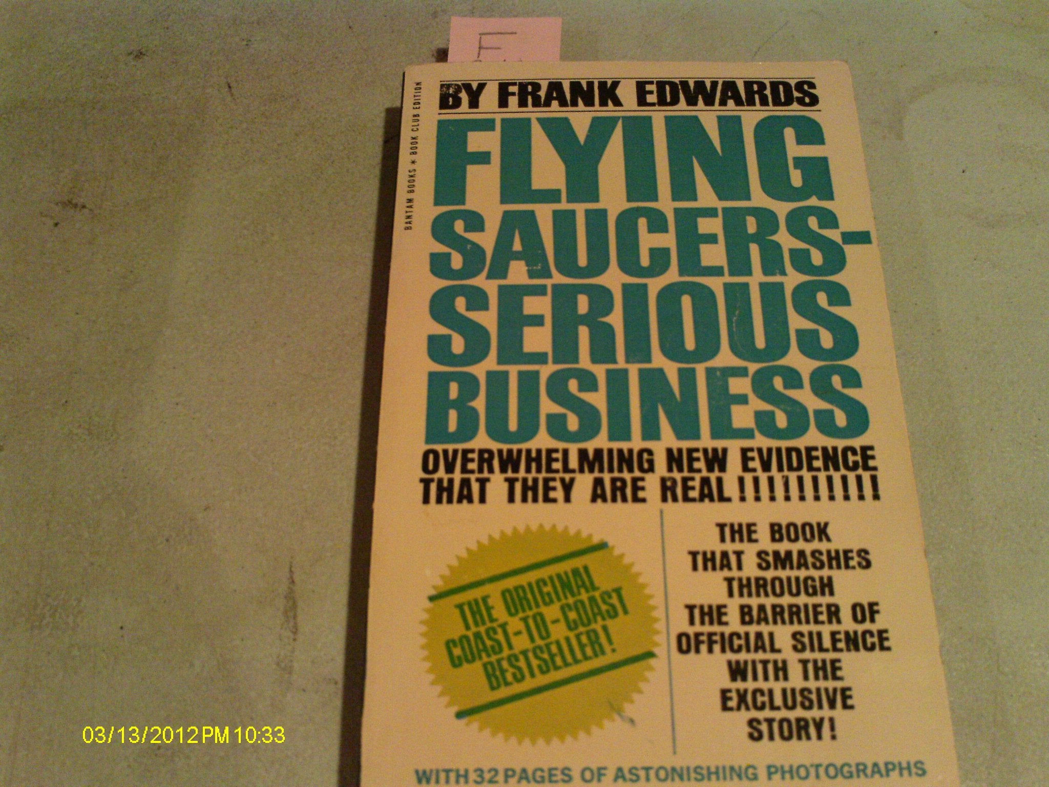 Flying Saucersserious Business,Used