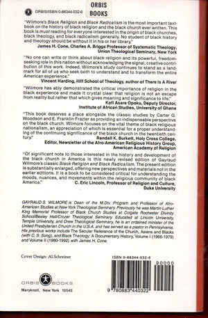 Black Religion and Black Radicalism: An Interpretation of the Religious History of AfroAmerican People,New