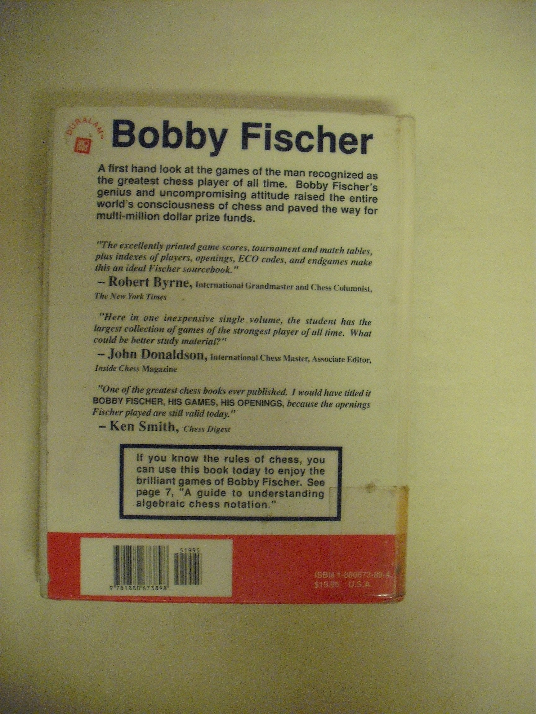 Bobby Fischer: Complete Games of the American World Chess Champion,Used