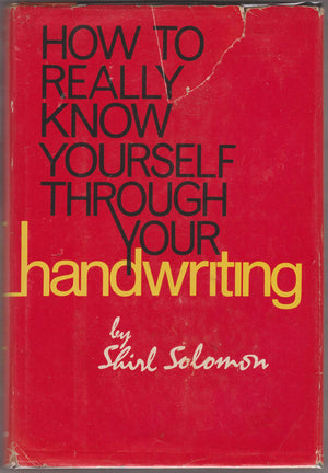 How To Really Know Yourself Through Your Handwriting,Used