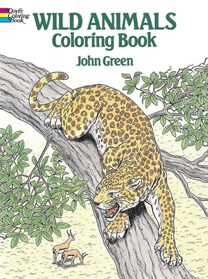 Wild Animals Coloring Book (Dover Animal Coloring Books),Used