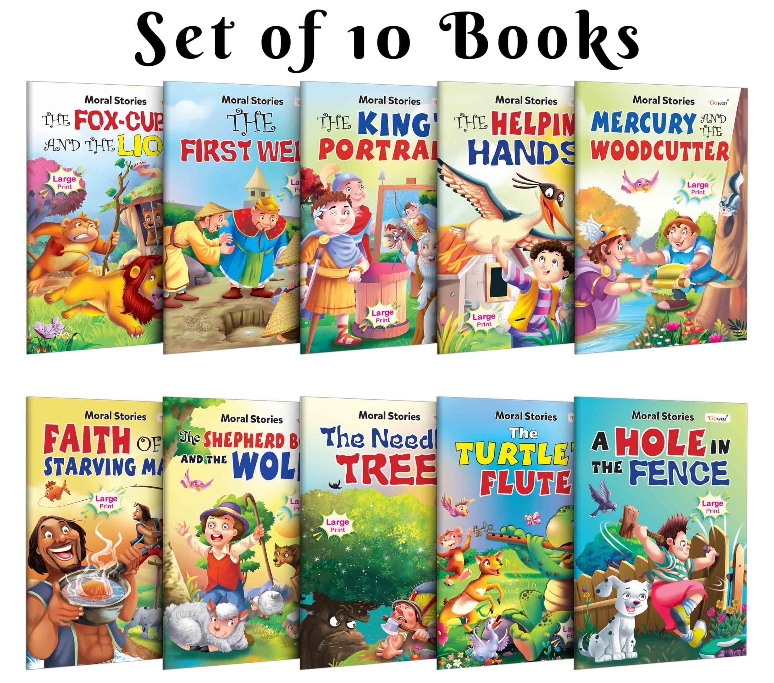 My First Picture Reading Library Pack 1  Collection Of 10 Story Books For Toddlers | Learning Story Book For Kids, Educational Picture Book