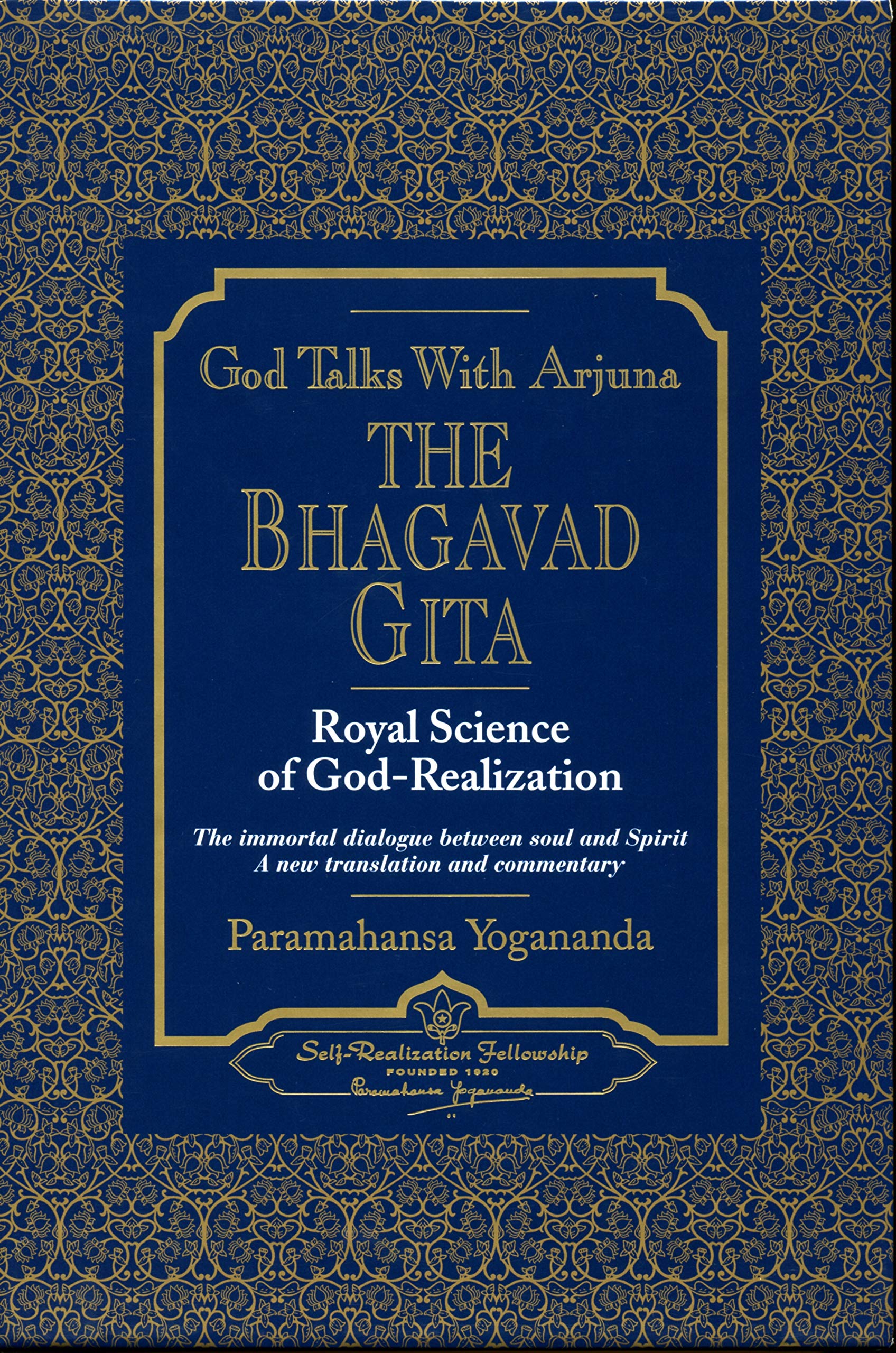 God Talks with Arjuna: The Bhagavad Gita (SelfRealization Fellowship) 2 Volume Set,Used