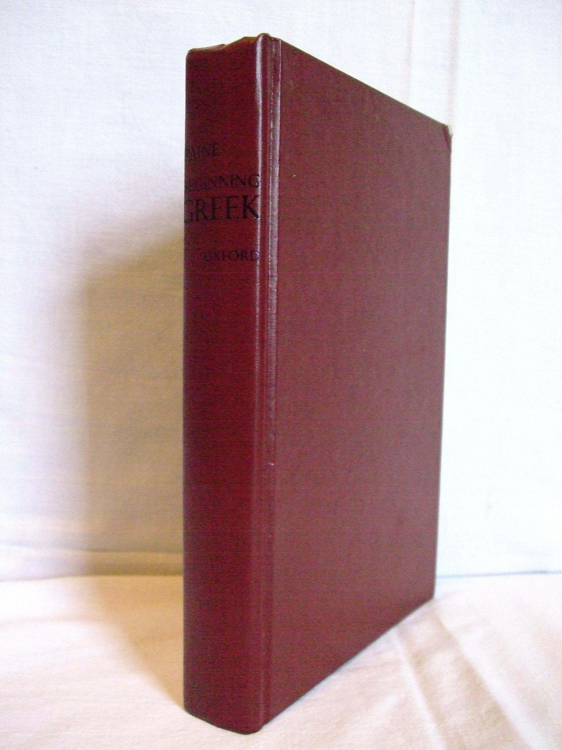 Beginning Greek: A Functional Approach,New