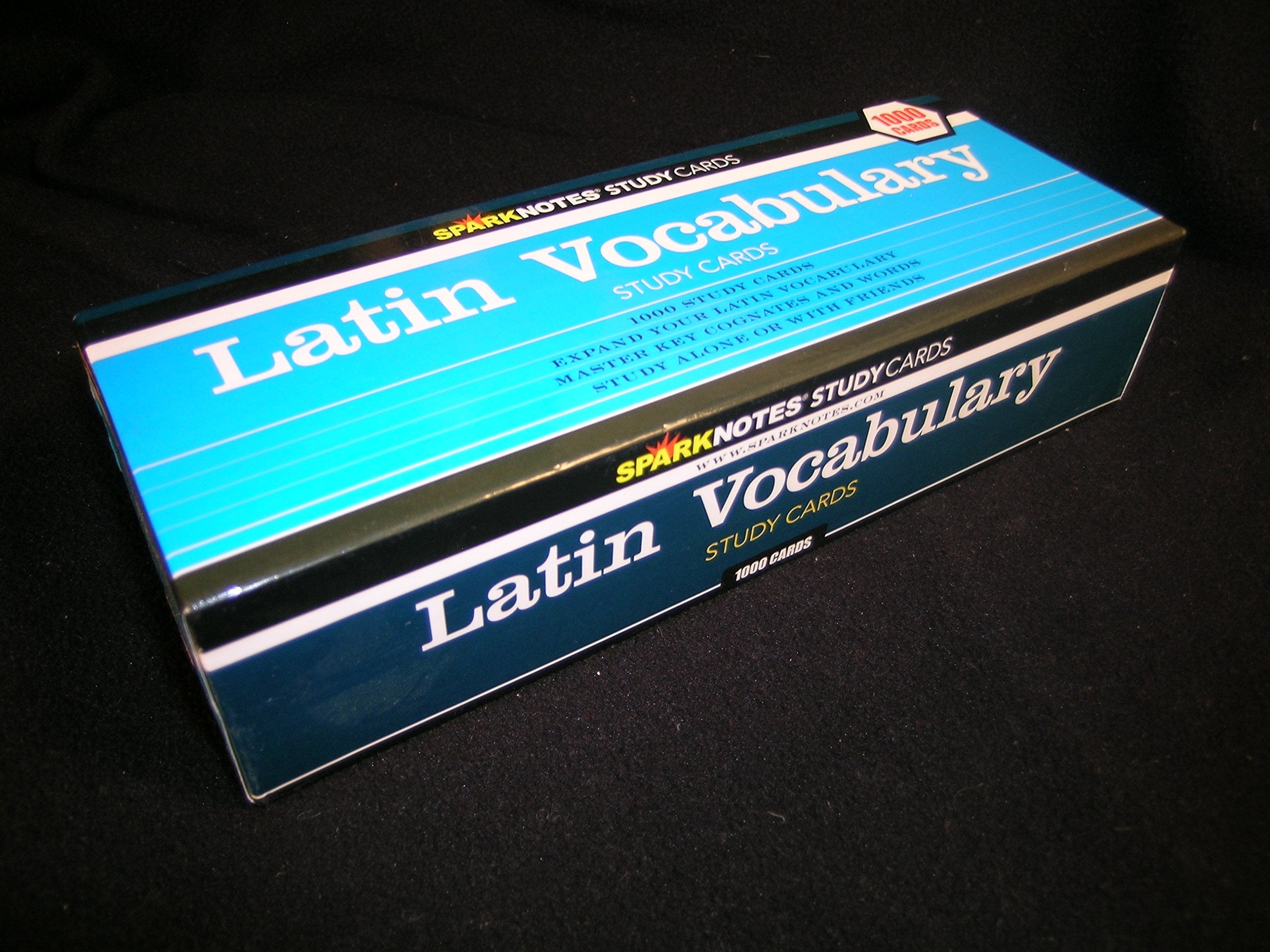 Spark Notes Study Cards Latin Vocabulary (Spark Notes),Used
