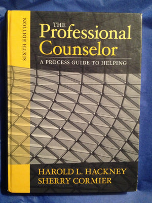 The Professional Counselor: A Process Guide To Helping,New