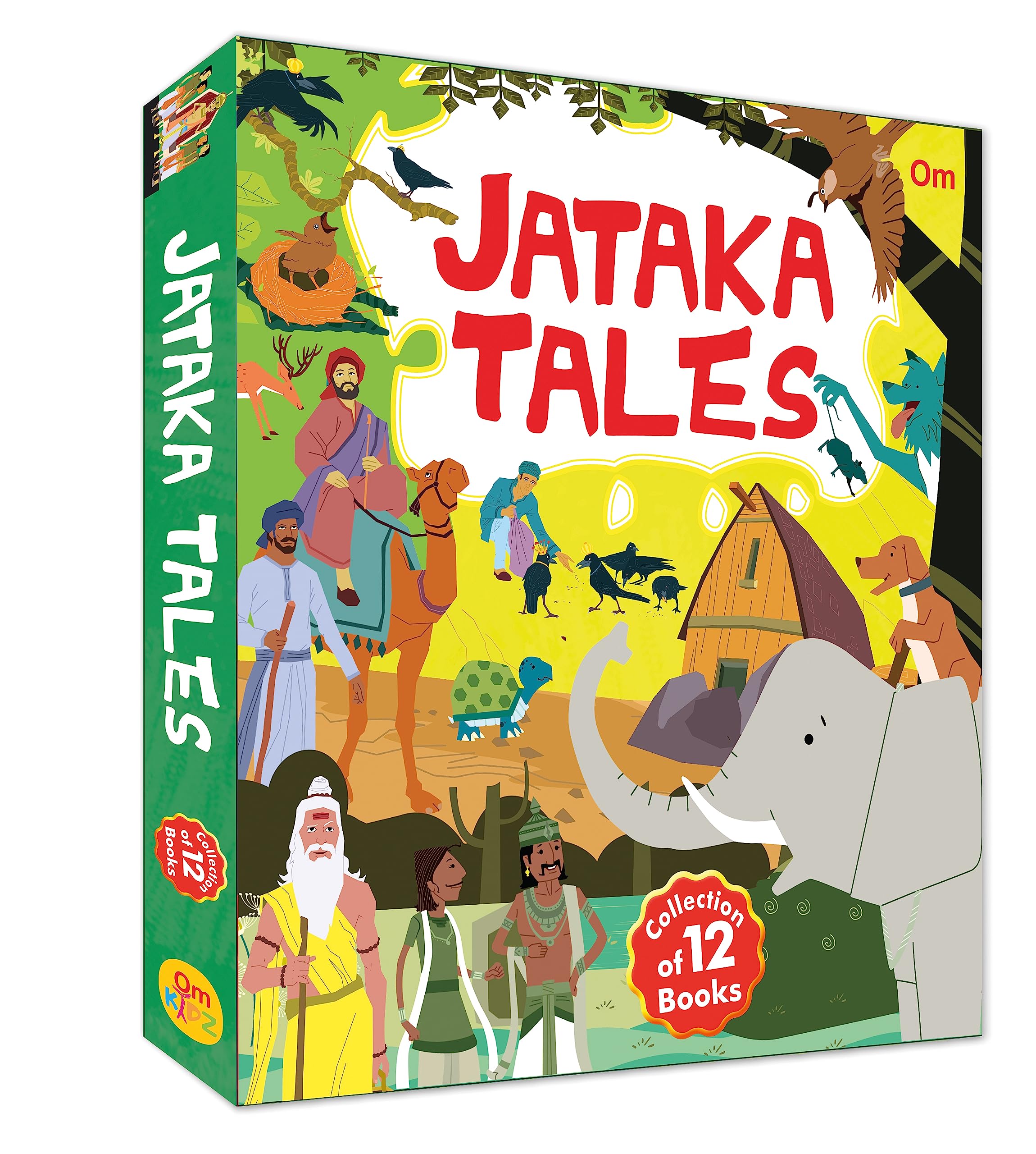 Jataka Tales For Children: Stories From The Panchatantra | Tales Of Wit And Wisdom | Fabulous Fables | Indian Folktales & Humor | Bedtime Story Book ... To Infants, Toddlers | 12-In-1 Book Pack