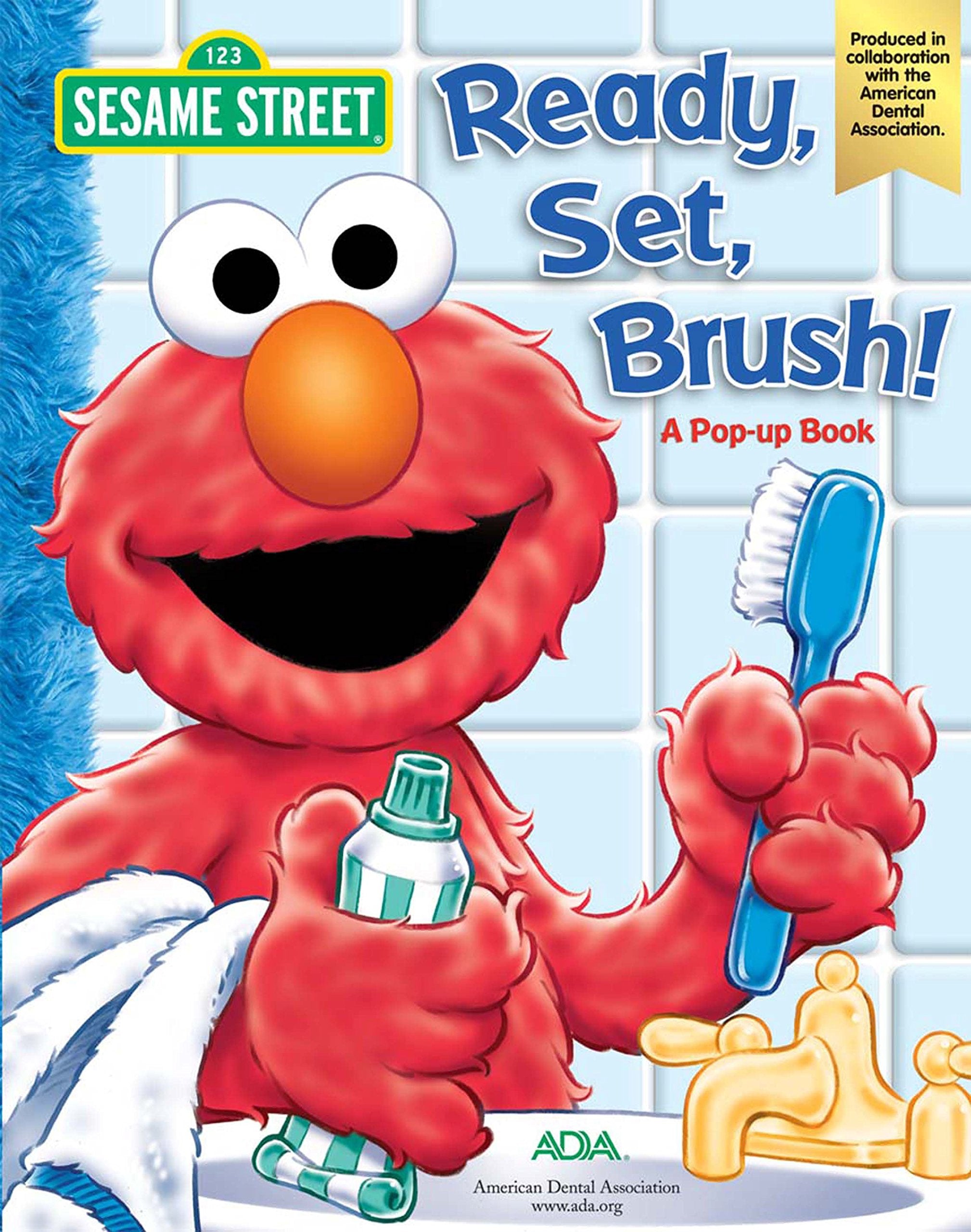 Sesame Street Ready, Set, Brush! A PopUp Book,Used
