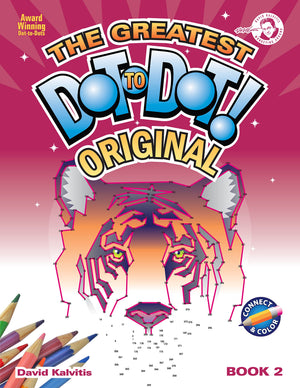 Greatest DottoDot Book in the World (Book 2)  Activity Book  Relaxing Puzzles,Used