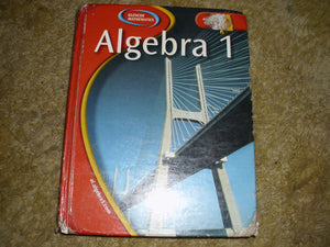 Algebra 1, Alabama Edition (Glencoe Mathematics),Used