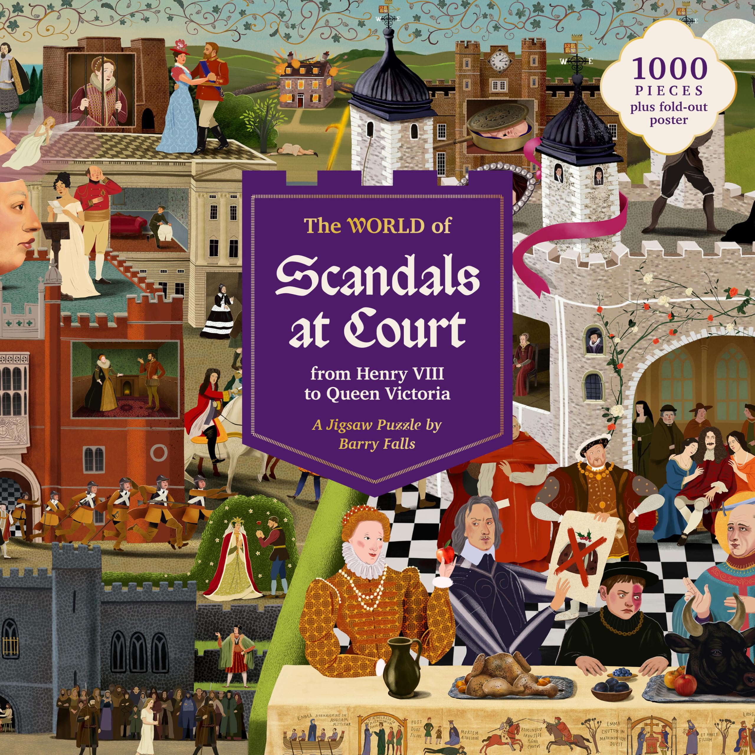 The World Of Scandals At Court 1000 Piece Puzzle
