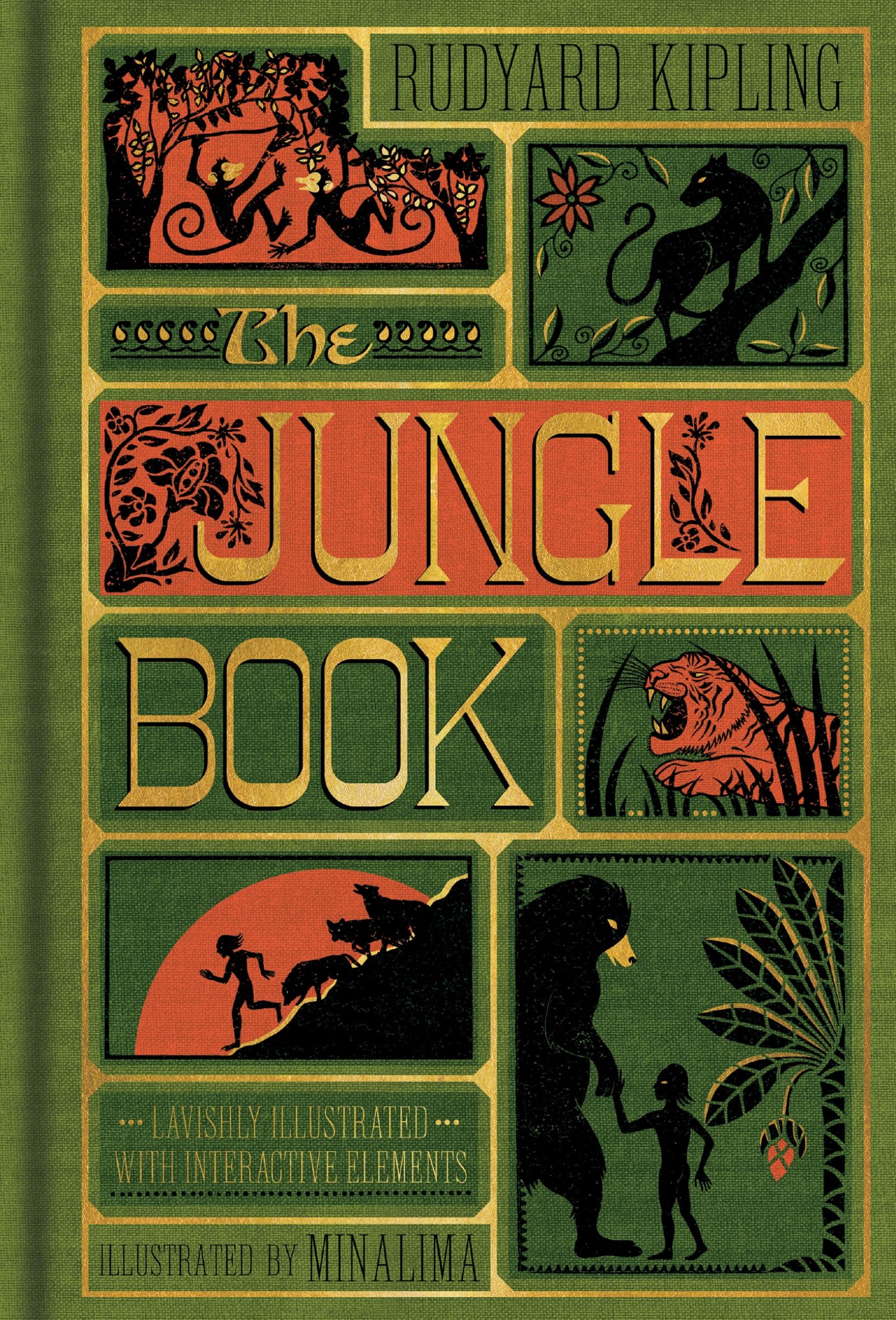 The Jungle Book (Minalima Edition) (Illustrated With Interactive Elements),Used